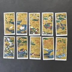 中華民国:台湾切手 1969年故宮名画「花鳥図」未使用4種完 - メルカリ
