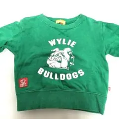 で*め様 【値下げ】BABYDOLLトレーナー 100cm グリーン　トップス