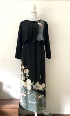 黒留袖リメイク　フォーマルワンピース他3点セット