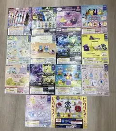 ガチャガチャpop台紙まとめ売りポケモン14枚セット(1)