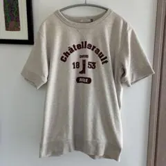 【AIGLE】アイボリー　Tシャツ Mサイズ