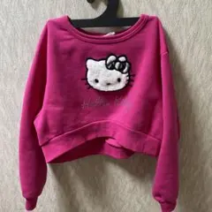 ハローキティ　キティちゃんトレーナー裏起毛　140cm