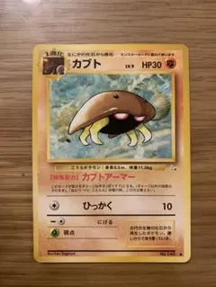 ポケカ カブト HP50 LV.22 拡張シート 旧裏 かせきか するどいツメ