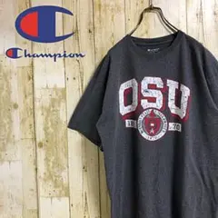 Champion チャンピオン Authentic オハイオ ビッグロゴ TEE