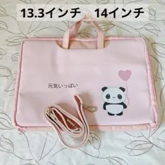 13.3インチ14インチ パソコンバッグ タブレット 手提げ ピンク かわいいのサムネイル