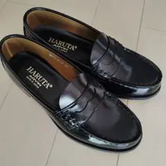 HARUTA コインローファー ブラック 24cmEE