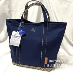 【新品タグ付き】Burberry BLUELABEL トートバッグ　ノバチェック