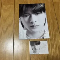 平野紫耀　Wonjungyo リーフレットとメッセージカード　リブレ(試供品)