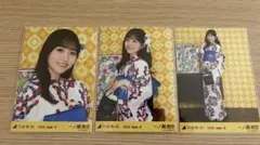 乃木坂46 一ノ瀬美空 2026 浴衣 生写真 3種コンプ 真夏の全国ツアー
