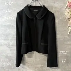 soir de paris ブラックフォーマルジャケット　礼服　喪服　11サイズ