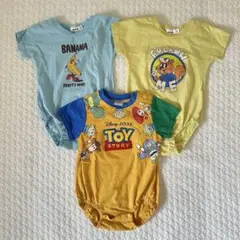 まとめ売り 半袖 ロンパース トイストーリー futatuta ペアマノン