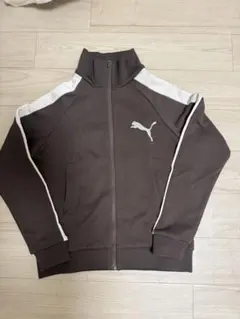 PUMA ブラウン ジップアップジャケット