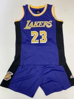 サイズSレイカーズ　レブロン　子供バスケユニフォーム