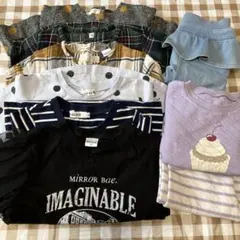 女の子 子供服 まとめ売り 長袖 パジャマ 100 トップス チュニック 秋 冬