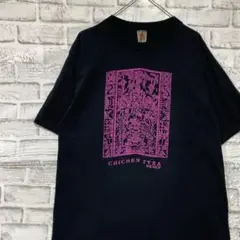 USA製90sヴィンテージTシャツ！シングルステッチ　ブラック半袖古着XL71