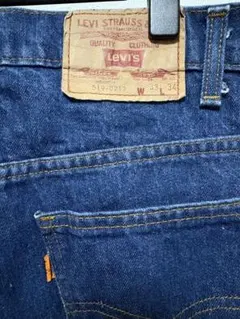 Levis 80s 519 ヴィンテージ 濃紺　デニムW33 実寸79