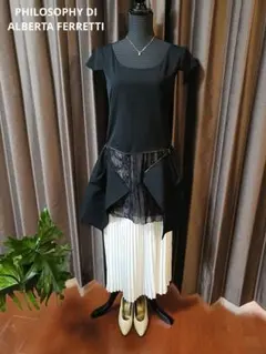 新品同様☆​アルベルタフェレッティ☆高級ジッパー異素材切り替え 