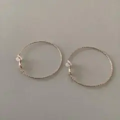 ゴールドツイストフープイヤリング