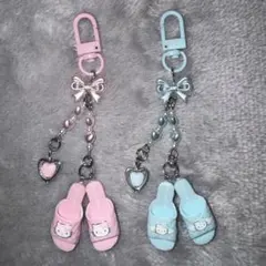 ハローキティ シークレットキーホルダー ミニチュアキルトシリーズ