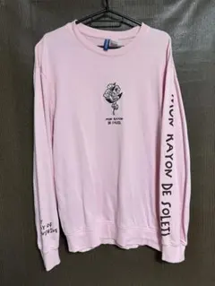 H&M ピンク スウェット Mサイズ