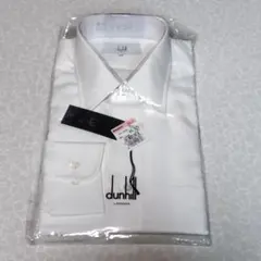 タグ付き未使用　dunhill　ダンヒル　ワイシャツ　白　ホワイト　L　①