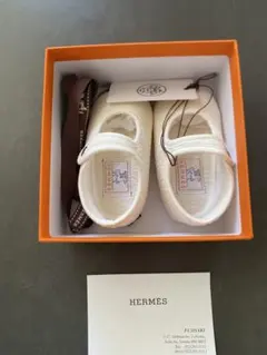お値下げ】HERMES ベビーシューズ ファーストシューズ - メルカリ