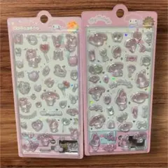 海外限定 公式ライセンス マイメロディ 3D ぷっくり 立体 硬い シール