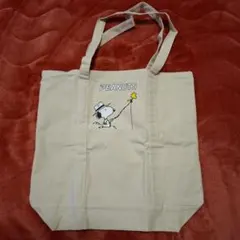 PEANUTS スヌーピー トートバッグ ベージュ 2017