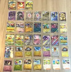 MEGAドリームex等ポケモンカード38枚まとめ売り カナリィSRカイリューMA