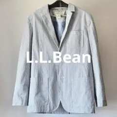 【Lサイズ相当】L.L.Bean 本切羽 シアサッカー テーラードジャケットのサムネイル
