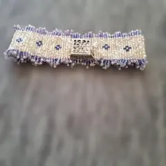 ビーズ織りブレスレット ハンドメイド