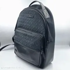 EMPORIO ARMANI イーグルロゴ キルティング バックパック ネイビーのサムネイル