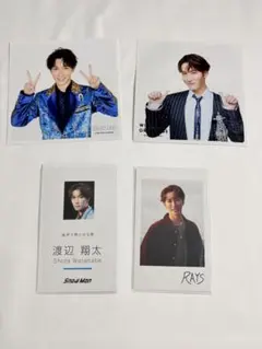 SnowMan 渡辺翔太 公式写真 ましかくフォト 名刺風カード