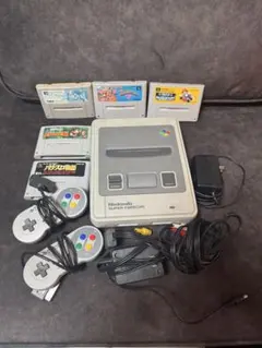 Nintendo Super Famicom 本体とゲームセット