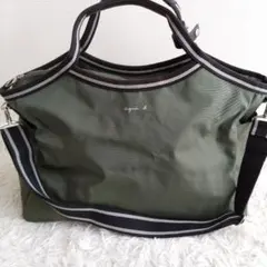 極美品　agnes b　VOYAGE　トートバッグ　マザーズバッグ　大容量