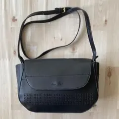 Legato Largo ショルダーバッグ　　斜めがけバック　ブラック