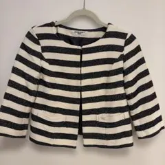 NATURAL BEAUTY BASIC ノーカラージャケット Sサイズ