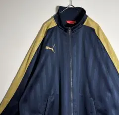 PUMA プーマ　刺繍ロゴ　バックプリントロゴ　トラックジャケット