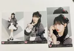 =LOVE 山本杏奈 年末歌番組衣装 生写真 3種コンプのサムネイル