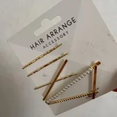 FLOWERING ゴールドヘアピンセット