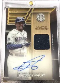 TOPPS フリオロドリゲス RC ルーキー 直筆サインカード - メルカリ