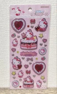サンリオ　ハローキティ　キラキラジュエルシール