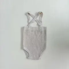 韓国子ども服　モンベベ　ベビーニットサロペット　MONBEBE