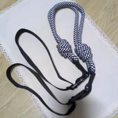 ball＆chain　ショルダーストラップ　黒白