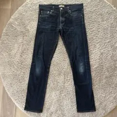 色落ち抜群　UNIQLO セルビッチ　デニム　パンツ　31インチ