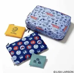 LISA LARSON リサラーソン　ポーチ4点セット　大人のおしゃれ手帖　付録