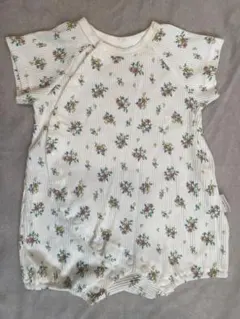 アプレレクール　小花柄前開きロンパース　70サイズ