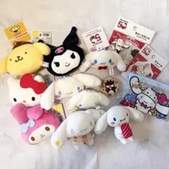 サンリオ フェイスマスコット キーホルダー等　まとめ売り