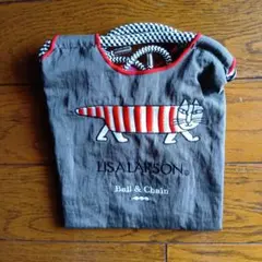 新品　LISA LARSON 刺繍 ショルダーバッグ　☆カーキグレーのサムネイル