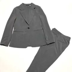 美品　GU ウォッシャブルテーラードジャケットZ パンツセットアップ　グレー